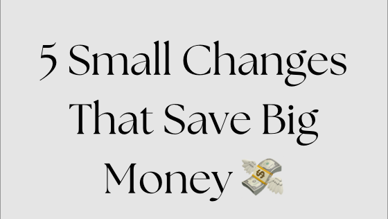 5 Simple Habits to Save More Money This Month 💸