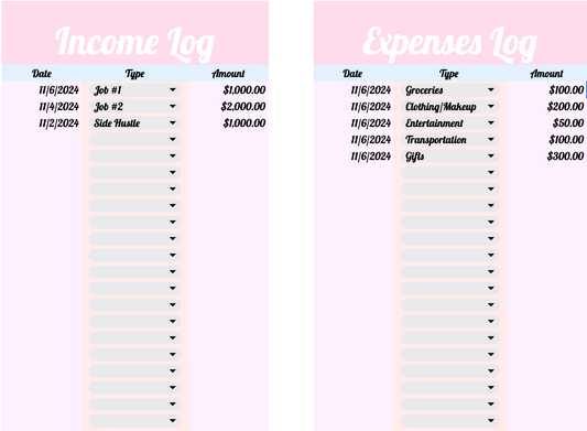 Fully Automated Budgeting Planner – Track Income, Expenses & Savings with Ease! 💸