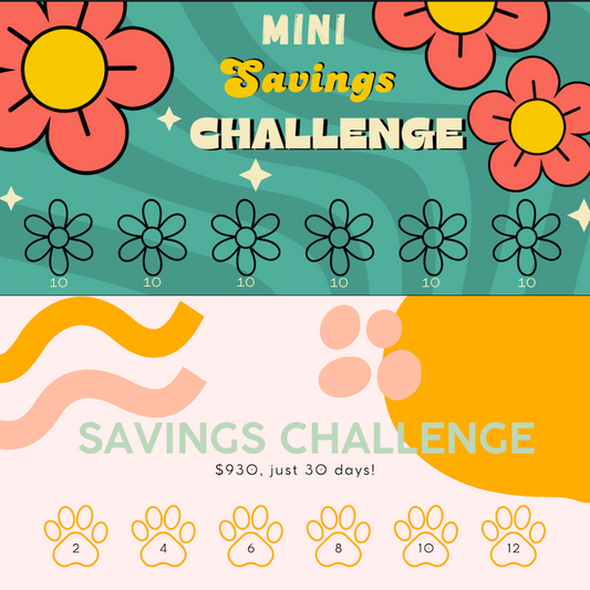 Savings Challenge Bundle – Save $300 AND $930 in Just 30 Days!